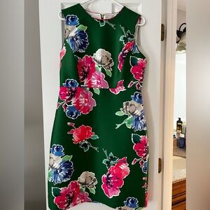 Kate Spade Floral Green Dress